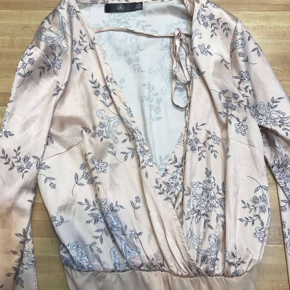 Satin Bodysuit from Missguided